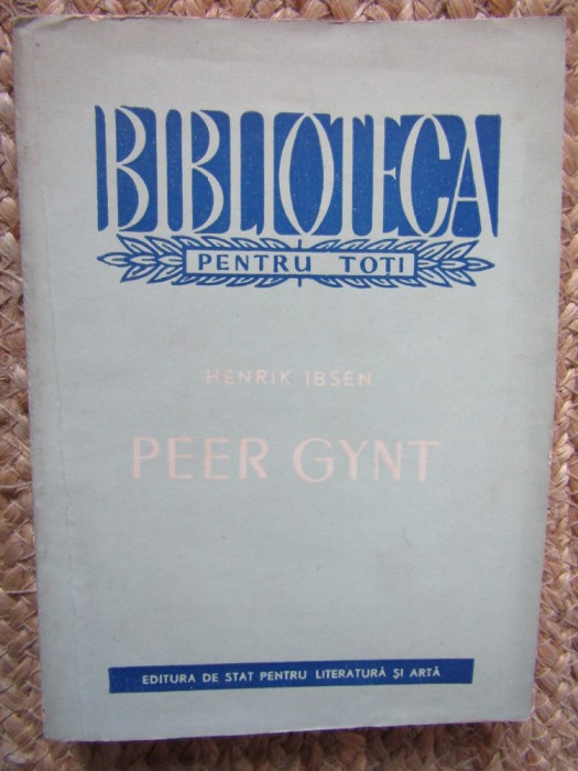 PEER GYNT-HENRIK IBSEN