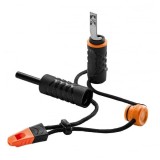 Amnar Gerber Fire Starter cu Striker, Fluier Urgență, Compact, Impermeabil, Snur, 11.9cm