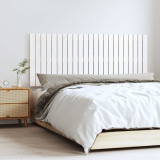 Tăblie de pat pentru perete, alb, 147x3x60 cm, lemn masiv pin, vidaXL