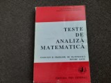 Catalin Petru Nicolescu - Teste de analiza matematica. Exercitii si probleme