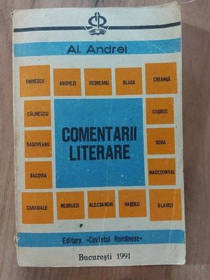 Comentarii literare- Al. Andrei