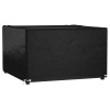 Husa Protectie Mobila Gradina Gossi, 125x125x75cm, Patrata, Impermeabila, UV, Polietilena, Negru