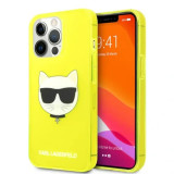 Cumpara ieftin Husa Cover Karl Lagerfeld TPU Choupette Head pentru iPhone 13 Pro Yellow