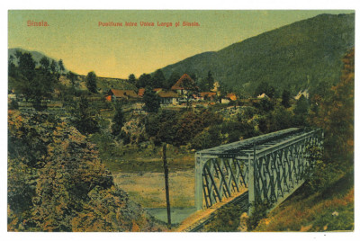 3097 - SINAIA, Prahova, Railway Bridge, Romania - old postcard - unused foto