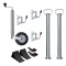 Gossi roata manevra 48 mm 2 tub sustinere/3 cleme despicate