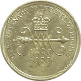 Marea Britanie moneda comemorativa 2 pounds 1989 - aUNC