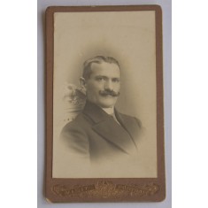 CDV Atelier Romania Visit-Portrait Souvenir - Bărbat cu mustață