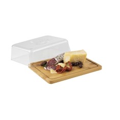 Tava bambus cu capac, 24 x 18,5 cm