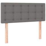 Cumpara ieftin Tablie de pat, gri inchis, 90x5x78/88 cm, textil