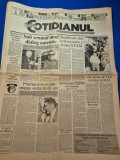 Ziarul cotidianul 23 septembrie 1992 - octavian paler,stefan augustin doinas,gica hagi,mircea lucescu,michel jackson