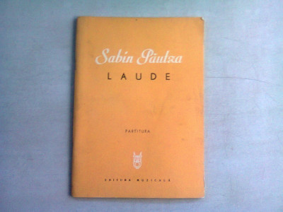 LAUDE - SABIN PAUTZA (PARTITURA) foto