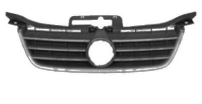 Grila radiator VW Caddy 3/Life (2K), 03.2004-06.2010 Life , TOURAN (1T), 02.03-12.06 , negru, 1T0853651A9B9, 957505 foto