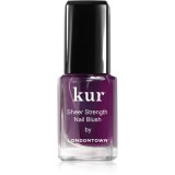 LONDONTOWN Kur Sheer Strength Nail Blush &icirc;ngrijire nuanțatoare pentru fermitate și iluminare pentru unghii culoare Concord 12 ml