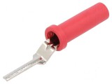 Adaptor roșu 30A 42mm banană 4mm cu priză 5m&Omega;