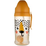 Canpol babies BabiesBoo Sport Cup sticlă pentru sport cu pai cu greutăți Gepard 350 ml