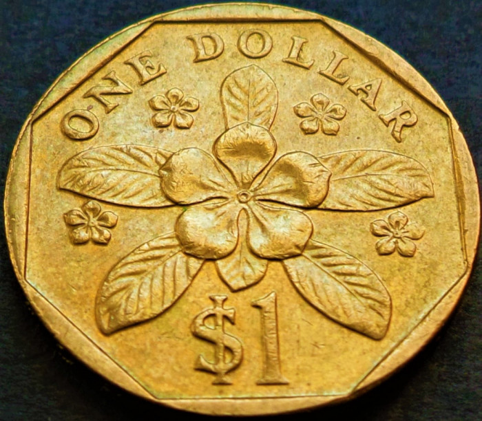 Moneda 1 DOLAR - SINGAPORE, anul 1997 *cod 742