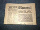 ZIARUL SPORTUL 25 IUNIE 1981