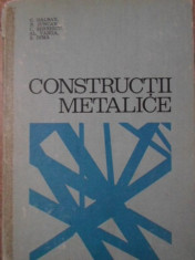 CONSTRUCTII METALICE - C. DALBAN, N. JUNCAN, C. SERBESCU, AL. VARGA, S. DIMA foto