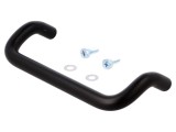 M&acirc;ner din aluminiu negru, 120mm, MENTOR - manetă pentru montaj