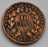 Colonie Franceza, 10 Centimes 1839 Louis-Philippe