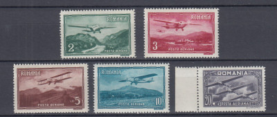 ROMANIA 1931 LP 94 VEDERI POSTA AERIANA SERIE MNH foto