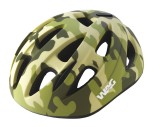 Casca Bicicleta Copii WAG Sky Kid Militari, Marime S (52-56cm), 14 Ventilatii, Usoara, Ajustabila, Standard EN1078