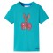 Tricou pentru copii cu m&acirc;neci scurte, verde mentă &icirc;nchis, 92 11869