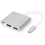 Adaptor USB 3.0 tip &quot;C&quot; - HDMI multiport, 4K, Power delivery, Digitus