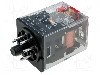 Releu electromagnetic, 230V AC, 10A, DPDT, serie MK, OMRON - MKS2PI 230VAC