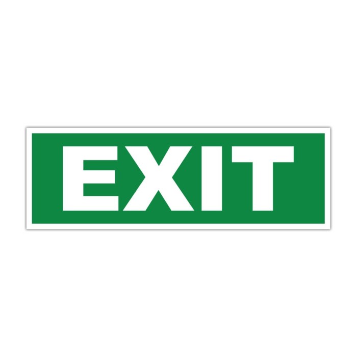Indicator evacuare EXIT
