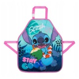 Sort de protectie haine Stitch, pentru pictura,reglabil, 41.5x49 cm
