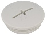 Capac protecție poliamidă gri 10mm M50 IP54