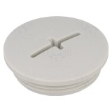 Capac protecție poliamidă gri 10mm M50 IP54