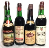 LOT 4/F 4 STICLE DE VIN ROȘU - RECOLTARE 1969/70/71/73