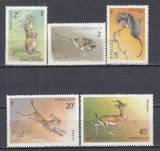 URSS RUSIA 1985 FAUNA ANIMALE PROTEJATE SERIE MNH