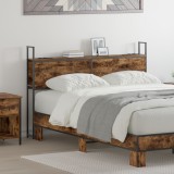 vidaXL Tăblie de depozitare Stejar afumat 150 cm Lemn compozit