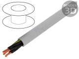 Cablu Electric Neecranat Gri 5G1,5mm2 300/500V