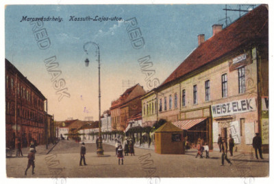 2890 - TARGU MURES, Market, Romania - old postcard, CENSOR - used - 1918 foto