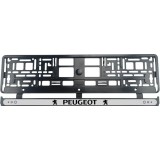 Set 2 suporturi numar inmatriculare personalizat-Peugeot