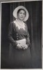 1931 Foto tip CP, moda interbelica, Bucuresti, N, Buzdugan&Fiul, doamna eleganta