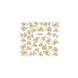Abțibilduri pe bază de apă cu model floral &ndash; C016, INGINAILS