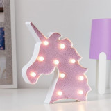 Lampa unicorn pentru noptiera, 10 leduri AMA