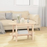 VidaXL Măsuță de cafea, 80x45x45 cm, lemn masiv de pin