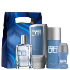 Punga Individual Blue (parfum 100,gel dus 250,deodorant 150,roll-on)