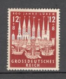 Deutsches Reich.1943 800 ani orasul Lubeck MD.127