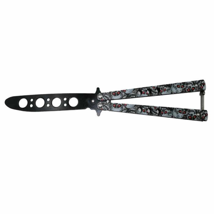 Briceag de antrenament, Days of Dead, 22 cm, argintiu
