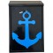 Cutie postala Vivatechnix Anchor KRO-1232, otel, 400x250x100mm, Negru/Albastru, 2 chei