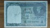 India britanica - bancnota de colectie foarte rara - 1 rupee 1944 (1940) - George VI - circulata, stare f buna ! Serie verde, pentru cunoscatori !