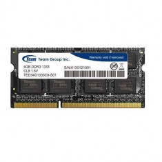 Memorie laptop TeamGroup 4GB DDR3 (1x4GB) 1333MHz CL9 foto