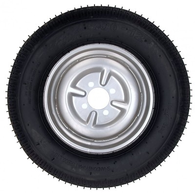 ProGARDEN Set roti complete profil rutier 5.00-12, 4 prezoane, RIM 3.00B ProAdvanced PowerfulTools foto